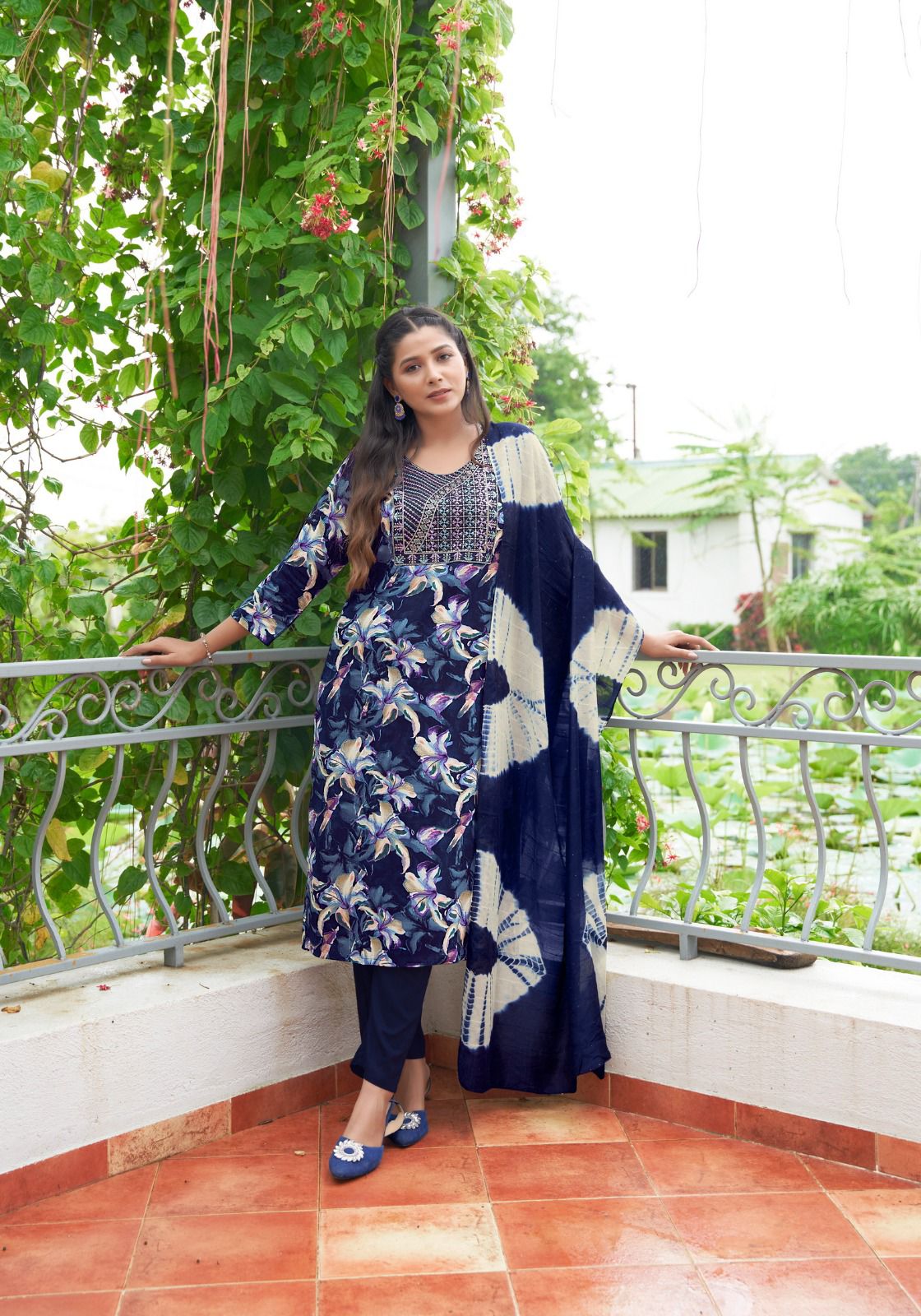 Sabri Vol 2 By Mystic 9 Rayon Printed Embroidery Kurti With Bottom Dupatta Wholesale Price In Surat